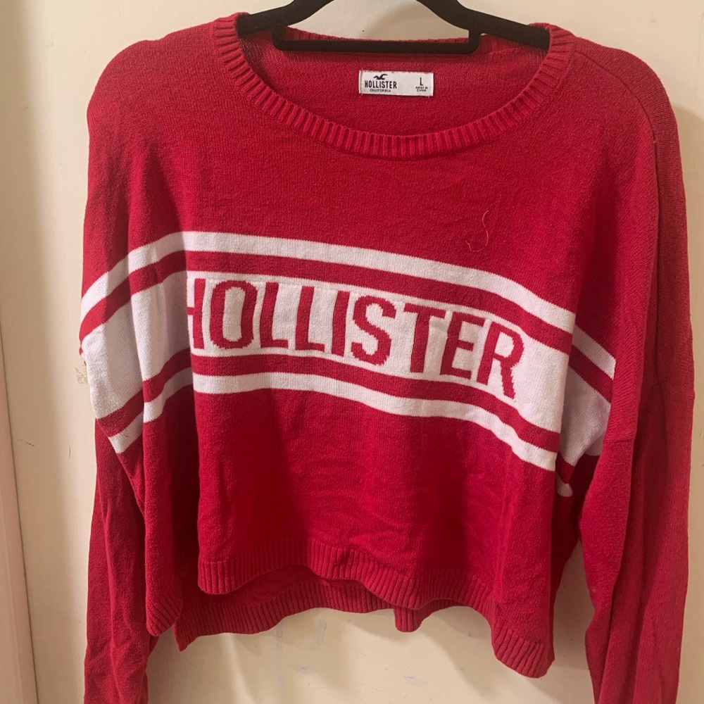 Long sleeve hollister crop top